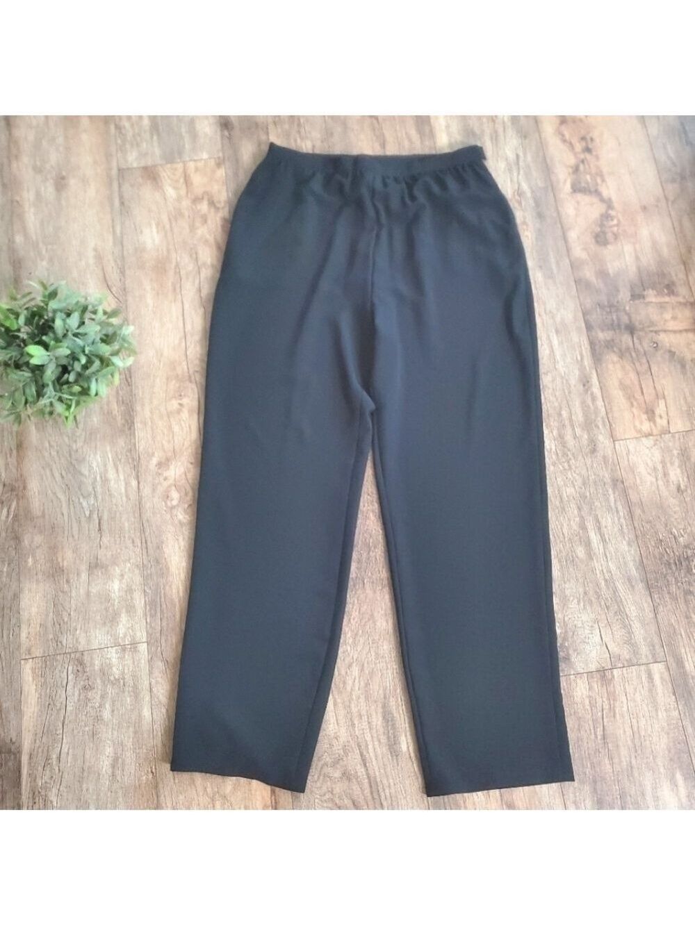 Vintage Nordstrom Gallery Black Business Slacks Pants Size 14